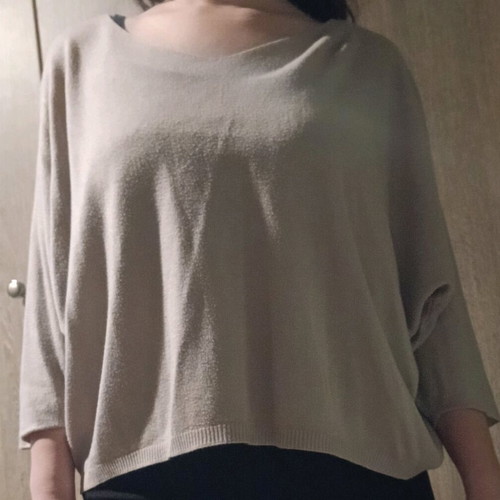 Beige women's blouse like new, size XS