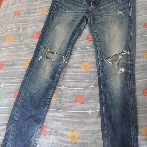 BSB Jeans women's blue distressed jeans XL like new
