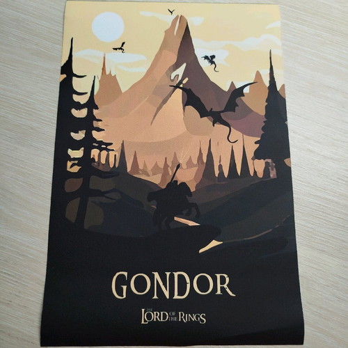 The Lords of the Rings canvas set of 6 new