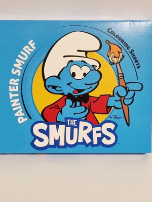 The Smurfs KFC new, 8 colouring sheets