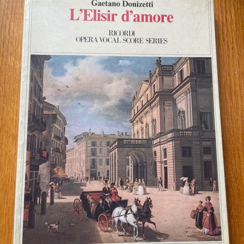 Set of 3 sheet music books by Donizetti and Rossini used