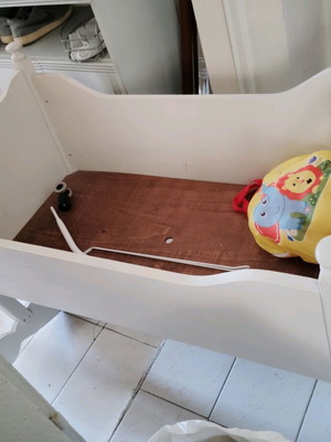 Vintage baby cot used