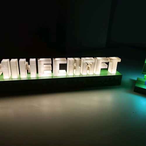 Minecraft lamps like new, set of 2 pieces
