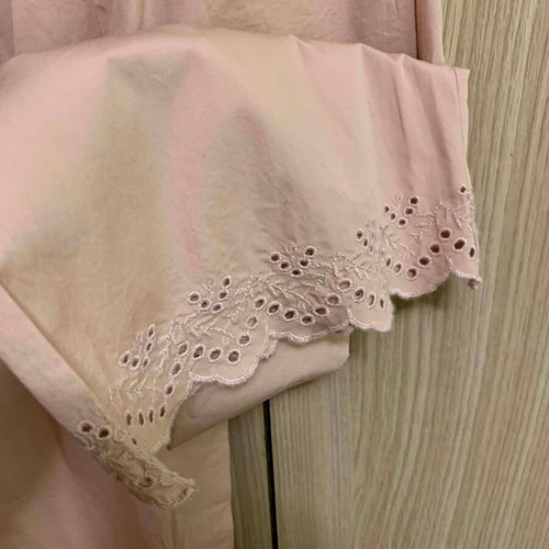 H&M Broderie Anglaise Cropped Trousers New, Size 140, Pink