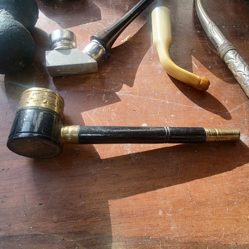 Collection of pipes and antiques like new