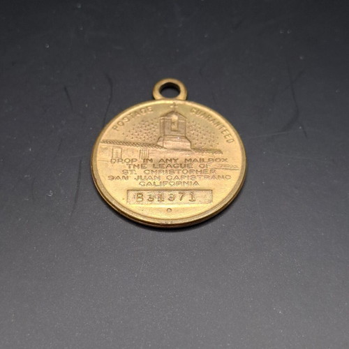 Vintage pendant The League of St. Christopher like new