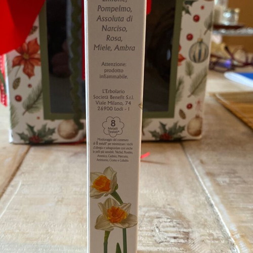 L’ erbolario Narciso Eau de Parfum 15ml new