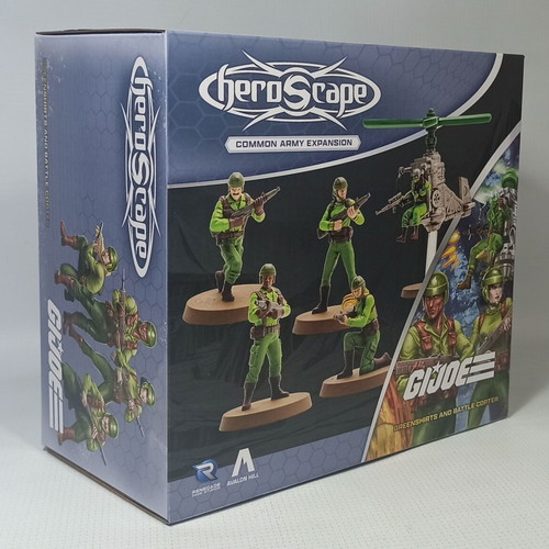 Hasbro Renegade Studios Heroscape GI Joe Greenshirts and Battle Copter Expansion new