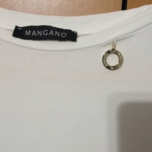 Mangano white blouse like new, special piece size M