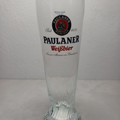 Paulaner Beer Glass 0.5l used, made in Germany