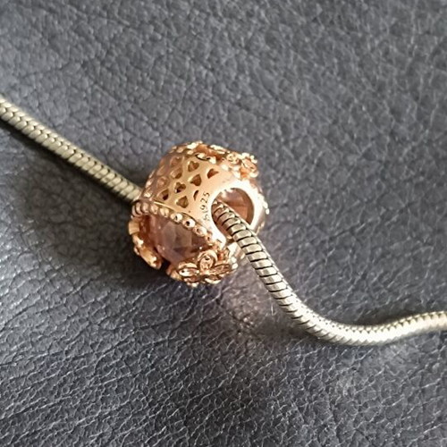 Pandora Charm S925 Sterling Silver Gold Plated Like New