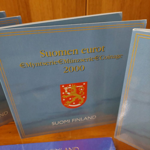 Triple official Finland euro set 1999-2000-2001 new