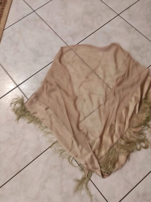 Silk beige scarf like new