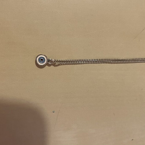 Folli Follie Silver Eye Necklace like new