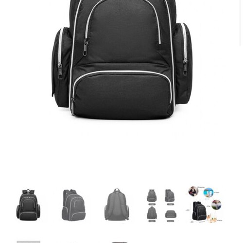 Backpack diaper bag like new with many baby compartments