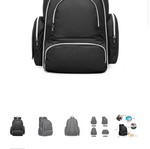 Backpack diaper bag like new with many baby compartments