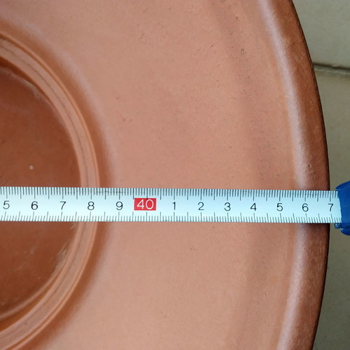 Πήλινες γλάστρες DeRoma καινούργιες, σετ 4 τεμαχίων, διαμέτρων 46cm & 42cm