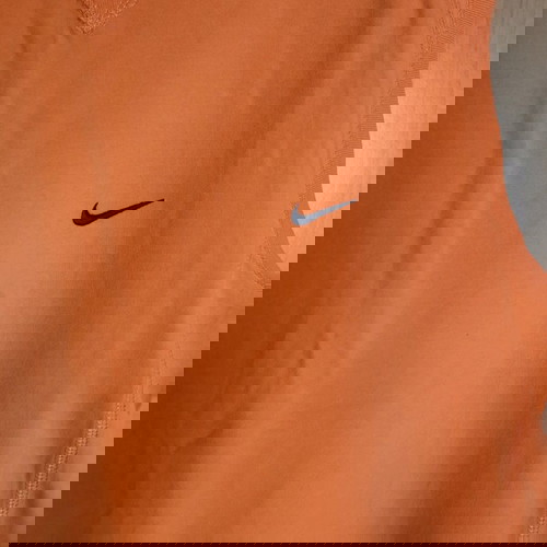 Αθλητική αμάνικη μπλούζα Nike μεταχειρισμένη, πορτοκαλί, μέγεθος S/M