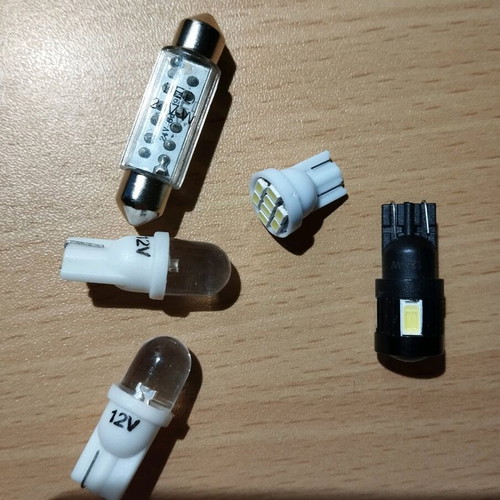 Led lamps like new, various designs