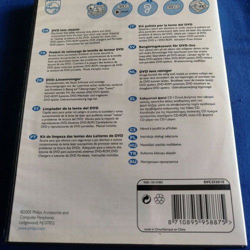 Philips DVD Lens Cleaner SVC2520 like new