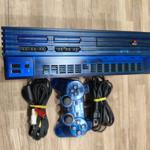 PlayStation 2 Ocean Blue Limited Edition Japan Region like new