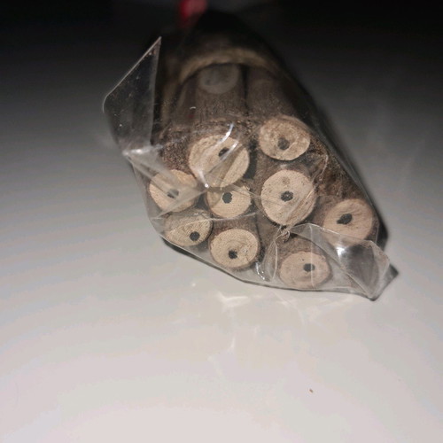 Wooden pencils new, set of 9 small handmade pieces