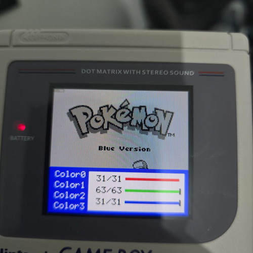 Gameboy DMG με οθόνη IPS και μπαταρία 2000 mAh καινούργιο