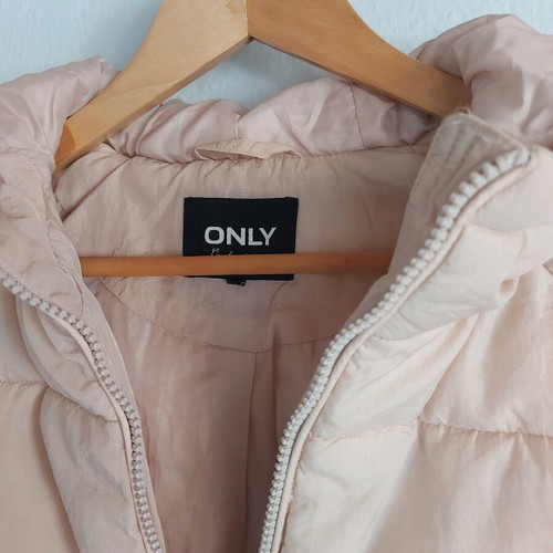 Only puffer jacket new, baby pink, size small