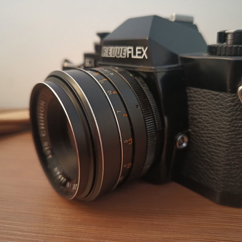 Revueflex SC-1 (Chinon CM-3) αναλογική φωτογραφική μηχανή με φακό Chinon 1.7/55mm σαν καινούργιο
