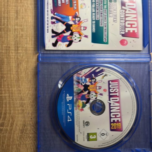 Just Dance 2019 game with 2 controllers