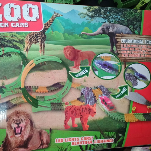 Zoo Track Cars playset used, track only