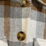 Shirt jacket used, multicolor, size S