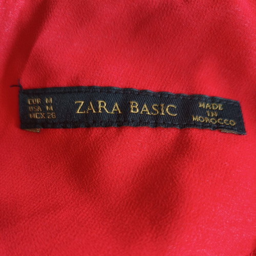 Zara jumpsuit red medium like new