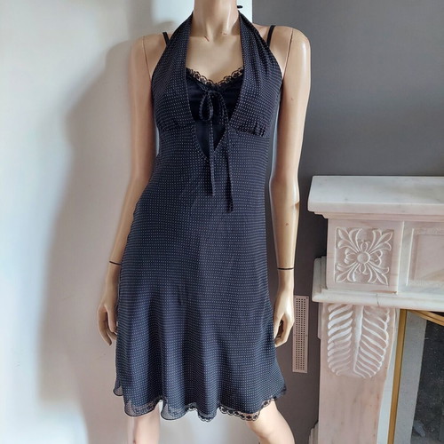 Elisa Landri vintage midi summer dress polka dots small