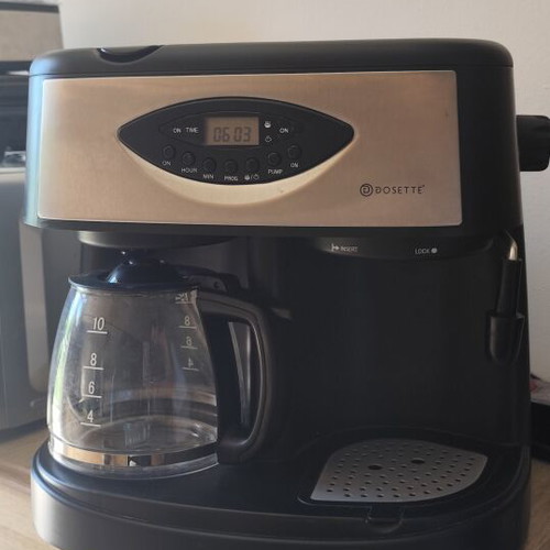 Dosette Coffee Maker 2-in-1 Filter and Espresso Like New