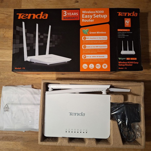 Tenda F3 Router Repeater new