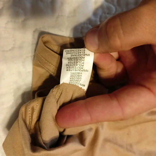 Women's thin long-sleeve shirt used, camel Miss June
