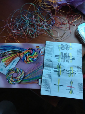 Braiding cords κουτί χειροτεχνίας για παρασκευή πλεκτών βραχιολιών μεταχειρισμένο