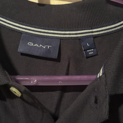 Gant Shield Logo Polo Shirt new, men's size L, navy blue