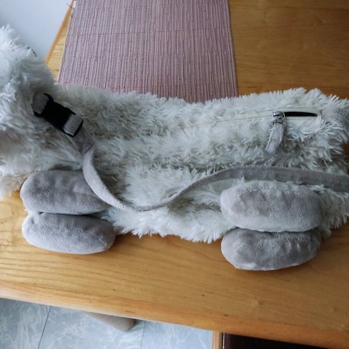 Jellycat plush lamb bag, soft and unique