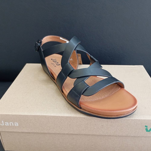 Jana sandals new, size 40, black
