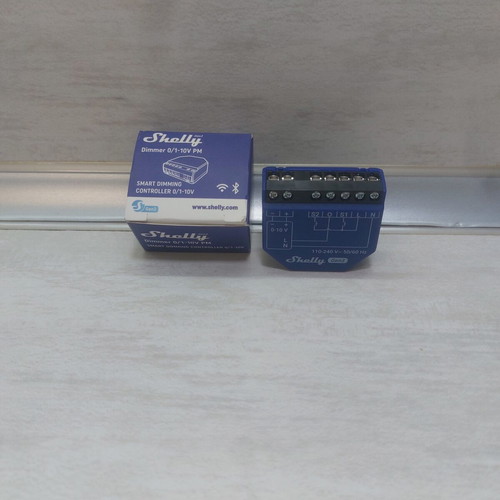 Shelly Dimmer 0/1-10V PM Gen3 smart dimmer with Wi-Fi & Bluetooth