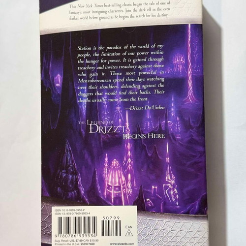 Homeland used book The Legend of Drizzt 1 by R.A. Salvatore