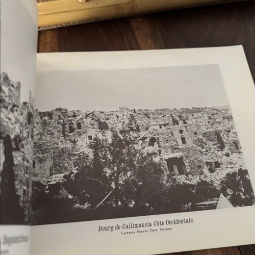 Album of Chios ruins used, consequence of 1881 earthquakes