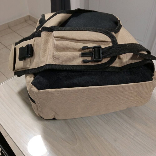 Crossbody bag new, black, durable material for cyclists