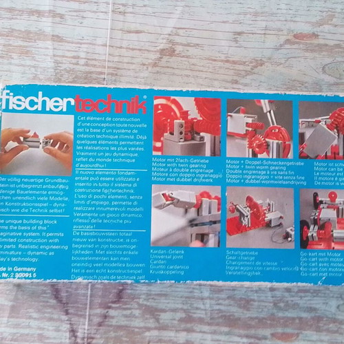 Fischer Technik vintage construction toys used