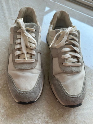 Massimo Dutti sneakers size 41 used, beige and grey with suede details