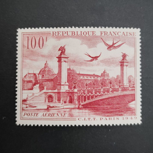 France airmail stamp set, mint condition