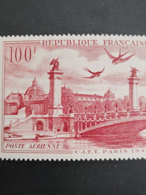 France airmail stamp set, mint condition