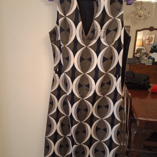 Dress like new, size M, black and green